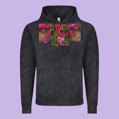 Stuck On You Vintage Hoodie Designed By Cowhidedigitalart