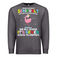 Charcoal Heather people should seriously stop expecting normal from me Premium Sweatshirt - Craftify
