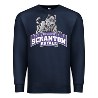 Navy university of scranton Premium Sweatshirt - Craftify