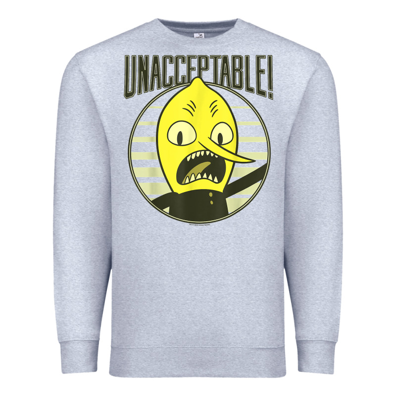 Cn Adventure Time Lemongrab Unacceptable T Shirt Premium Sweatshirt by Craftify | Teevron