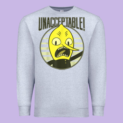 Cn Adventure Time Lemongrab Unacceptable T Shirt Premium Sweatshirt Designed By Craftify