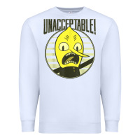 White cn adventure time lemongrab unacceptable t shirt Premium Sweatshirt - Craftify