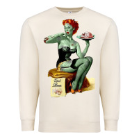 Sandshell Zombie Pin Up Girl Halloween Premium Sweatshirt - Craftify