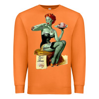 Carrot Zombie Pin Up Girl Halloween Premium Sweatshirt - Craftify