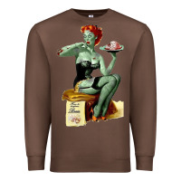 Chestnut Zombie Pin Up Girl Halloween Premium Sweatshirt - Craftify