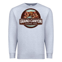 Heather Grey grand canyon national park Premium Sweatshirt - Craftify