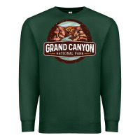 Sports Green grand canyon national park Premium Sweatshirt - Craftify