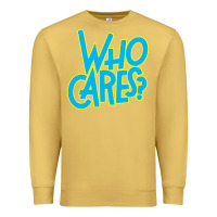 Antique Gold who cares Premium Sweatshirt - Craftify