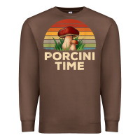Chestnut vintage sunset porcini mushroom hunting boletus edulis t shirt Premium Sweatshirt - Craftify