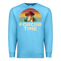 Ocean Blue vintage sunset porcini mushroom hunting boletus edulis t shirt Premium Sweatshirt - Craftify
