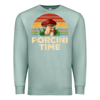 Seafoam vintage sunset porcini mushroom hunting boletus edulis t shirt Premium Sweatshirt - Craftify