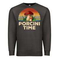 Smoke vintage sunset porcini mushroom hunting boletus edulis t shirt Premium Sweatshirt - Craftify