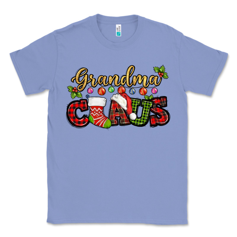 Grandma Claus With Christmas Gift Sock Mother's Classic Tee by HowdyJamesFarm | Teevron