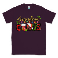 Plum Grandma claus with christmas gift sock mother's Classic Tee - HowdyJamesFarm