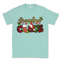 Seafoam Grandma claus with christmas gift sock mother's Classic Tee - HowdyJamesFarm