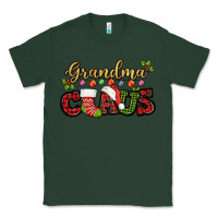 Sports Green Grandma claus with christmas gift sock mother's Classic Tee - HowdyJamesFarm