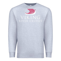 Heather Grey Luxury Cruises-Viking River Premium Sweatshirt - Craftify