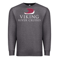 Charcoal Heather Luxury Cruises-Viking River Premium Sweatshirt - Craftify