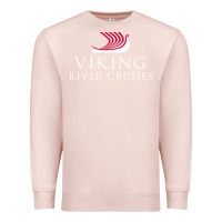 Pale Pink Luxury Cruises-Viking River Premium Sweatshirt - Craftify