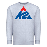 Heather Grey k2 ski snowboarding Premium Sweatshirt - Craftify