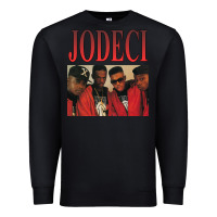 Black JODECI 90S RB FUNK THROWBACK Premium Sweatshirt - Craftify