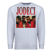Heather Grey JODECI 90S RB FUNK THROWBACK Premium Sweatshirt - Craftify