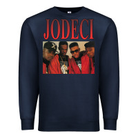 Navy JODECI 90S RB FUNK THROWBACK Premium Sweatshirt - Craftify