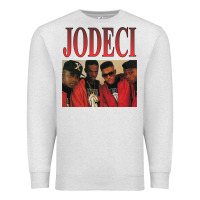 Oatmeal Heather JODECI 90S RB FUNK THROWBACK Premium Sweatshirt - Craftify