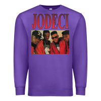 Purple JODECI 90S RB FUNK THROWBACK Premium Sweatshirt - Craftify
