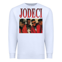 White JODECI 90S RB FUNK THROWBACK Premium Sweatshirt - Craftify