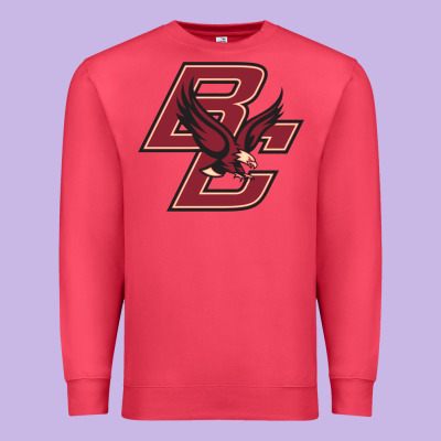 Boston College Premium Sweatshirt Designed By Craftify