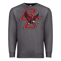 Charcoal Heather boston college Premium Sweatshirt - Craftify