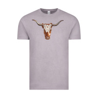 Vintage Zinc longhorn cow head Vintage Tee - RanaPortraitStore