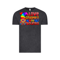 Vintage Black Love Gnomes No Bounds Vintage Tee - BundleAndBundleShop