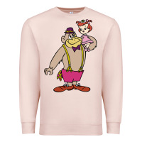 Pale Pink Magilla Gorilla Ogee Classic Premium Sweatshirt - Craftify