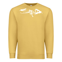 Antique Gold staind Premium Sweatshirt - Craftify