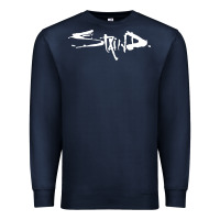 Navy staind Premium Sweatshirt - Craftify