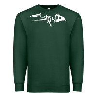 Sports Green staind Premium Sweatshirt - Craftify