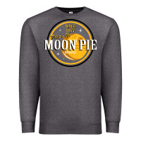 Charcoal Heather moon pie Premium Sweatshirt - Craftify