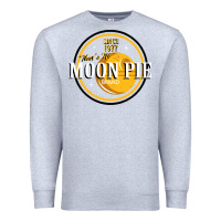 Heather Grey moon pie Premium Sweatshirt - Craftify