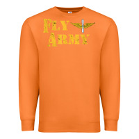 Carrot Vintage Fly Army Military Pilot Army Aviation Branch Premium Sweatshirt - Craftify