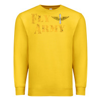 Lemon Vintage Fly Army Military Pilot Army Aviation Branch Premium Sweatshirt - Craftify
