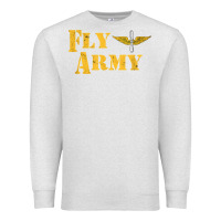 Oatmeal Heather Vintage Fly Army Military Pilot Army Aviation Branch Premium Sweatshirt - Craftify