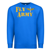True Royal Vintage Fly Army Military Pilot Army Aviation Branch Premium Sweatshirt - Craftify