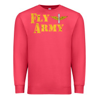 Cardinal Vintage Fly Army Military Pilot Army Aviation Branch Premium Sweatshirt - Craftify