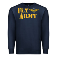Navy Vintage Fly Army Military Pilot Army Aviation Branch Premium Sweatshirt - Craftify