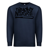 Navy naughty by nature Premium Sweatshirt - Craftify