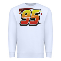 White No 95 McQueen Premium Sweatshirt - Craftify