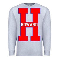 Heather Grey howard letter Premium Sweatshirt - Craftify