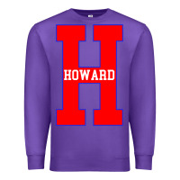 Purple howard letter Premium Sweatshirt - Craftify